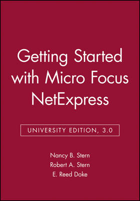 Book cover for Getting Started with Micro Focus Netexpress, University Edition, 3.0