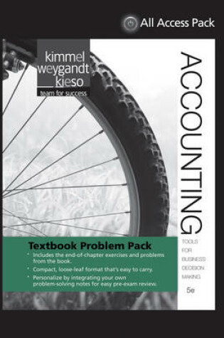 Cover of Textbook Problem Pack - Kimmel, Accounting 5e