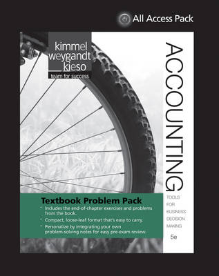 Book cover for Textbook Problem Pack - Kimmel, Accounting 5e