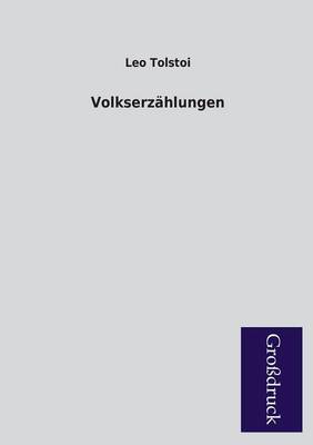 Book cover for Volkserzahlungen
