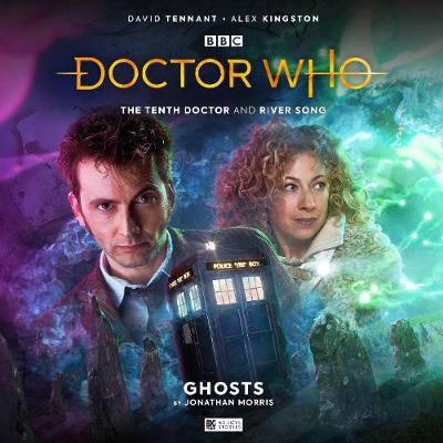 Book cover for The Tenth Doctor Adventures: The Tenth Doctor and River Song - Ghosts