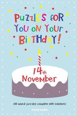 Book cover for Puzzles for you on your Birthday - 14th November