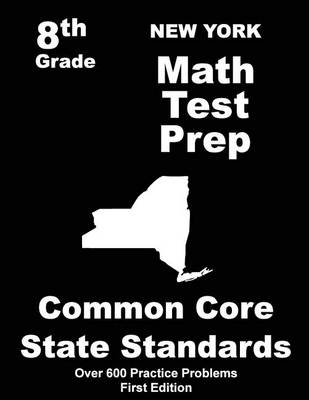 Book cover for New York 8th Grade Math Test Prep