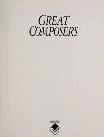 Book cover for Great Composers