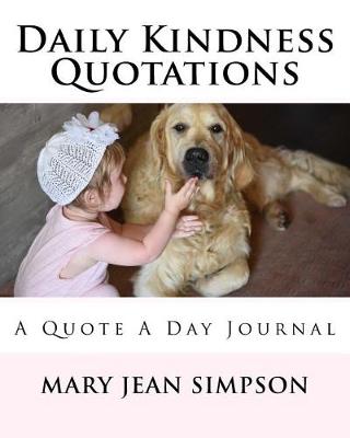 Book cover for Daily Kindness Quotations