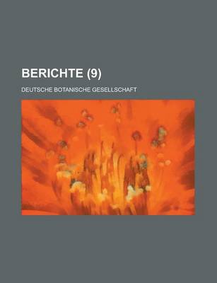 Book cover for Berichte (9 )