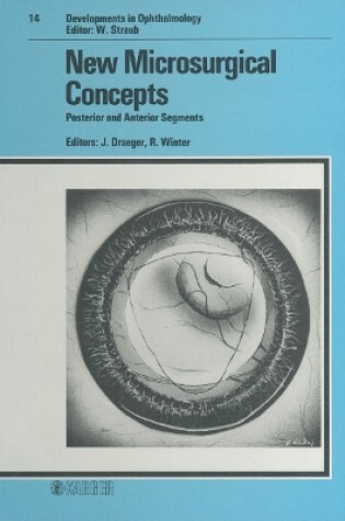 Cover of New Microsurgical Concepts, Posterior and Anterior Segments