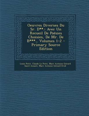 Book cover for Oeuvres Diverses Du Sr. D**.