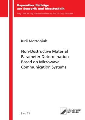 Book cover for Non-Destructive Material Parameter Determination Based on Microwave Communication Systems