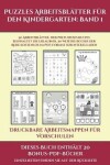 Book cover for Druckbare Arbeitsmappen für Vorschulen (Puzzles Arbeitsblätter für den Kindergarten