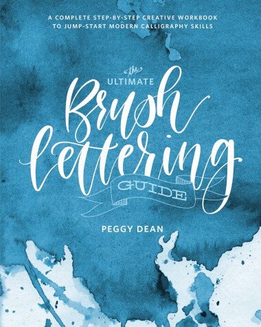 Book cover for The Ultimate Brush Lettering Guide