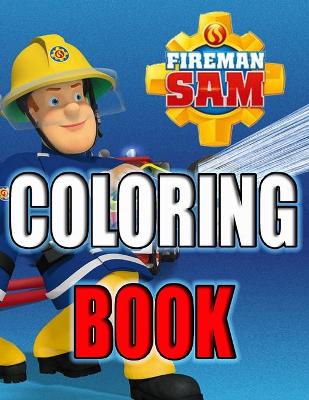 Book cover for Fireman Sam Coloring Book