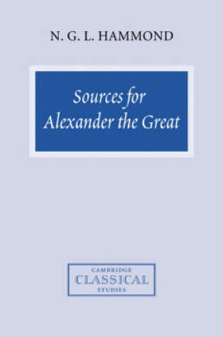 Cover of Sources for Alexander the Great