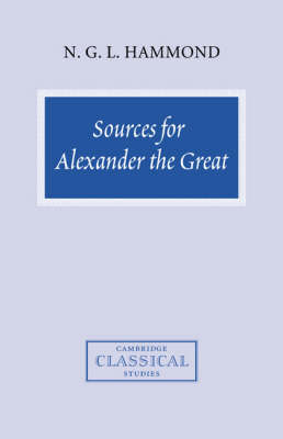 Book cover for Sources for Alexander the Great