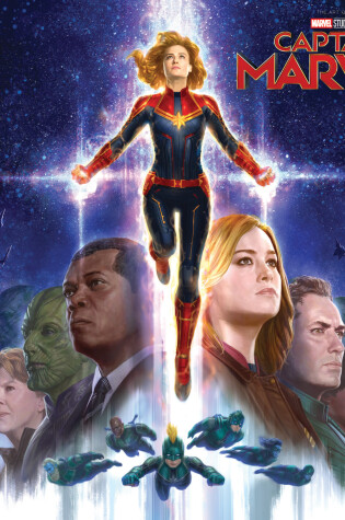 Cover of MARVEL'S CAPTAIN MARVEL: THE ART OF THE MOVIE SLIPCASE