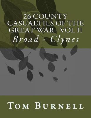 Book cover for 26 County Casualties of the Great War Volume II