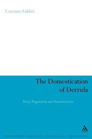 Cover of Domestication of Derrida