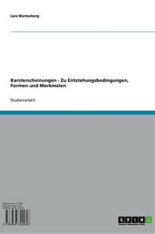 Cover of Karsterscheinungen