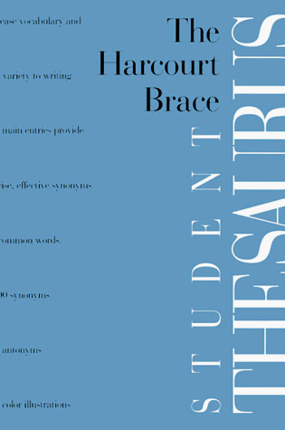 Cover of The Harcourt Brace Student Thesaurus