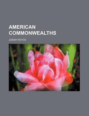 Book cover for American Commonwealths