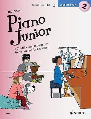 Book cover for Piano Junior - Lesson Book 2