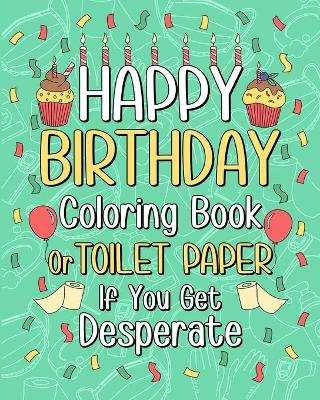 Book cover for Happy Birthday Coloring Book