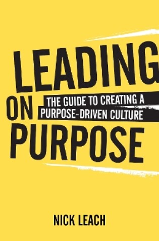 Cover of Leading On Purpose