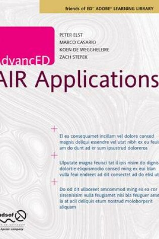 Cover of AdvancED AIR Applications