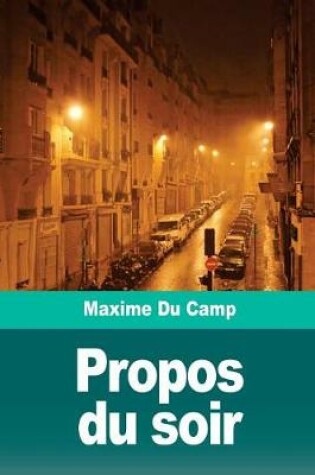 Cover of Propos du soir