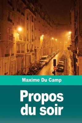 Book cover for Propos du soir