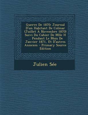 Book cover for Guerre de 1870