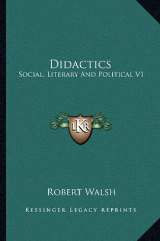 Cover of Didactics