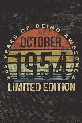 Book cover for October 1954 Limited Edition 65 Years of Being Awesome