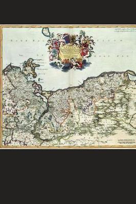 Book cover for Antique Map of Pomerania Frederik de Wit (1630-1706) Journal