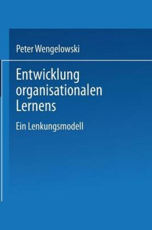 Cover of Entwicklung organisationalen Lernens