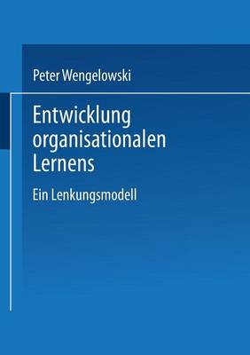 Cover of Entwicklung organisationalen Lernens