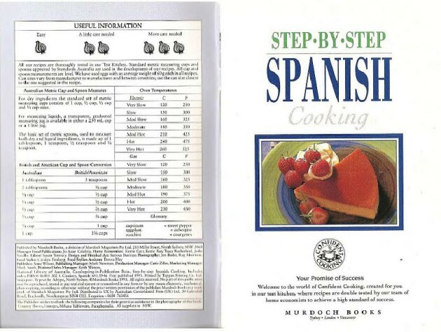 Cover of Spanish Step-by-step Cooking