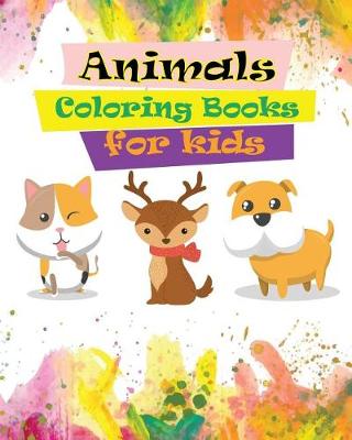 Book cover for Animals Coloring Books for Kids