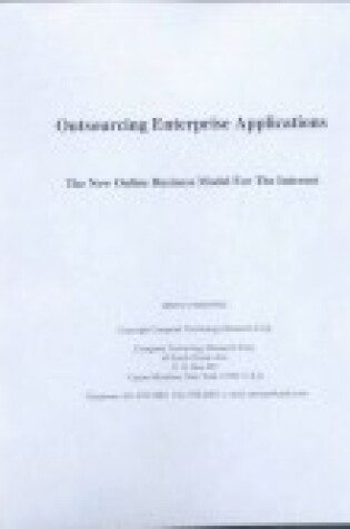 Cover of Outsourcing Enterprise Applications