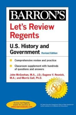 Cover of Let's Review Regents: U.S. History and Government Revised Edition