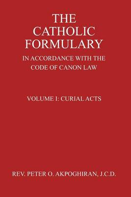 Book cover for The Catholic Formulary