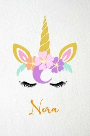 Cover of Nora A5 Lined Notebook 110 Pages