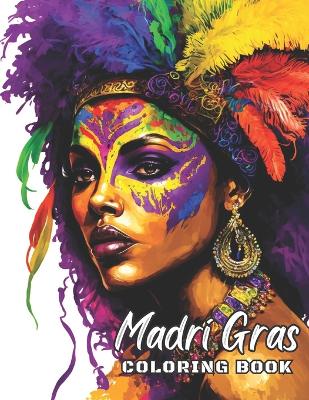 Book cover for Mardi Gras Coloring Book