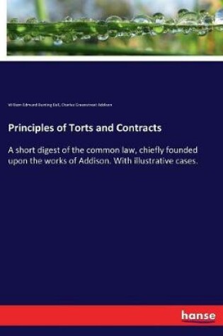 Cover of Principles of Torts and Contracts