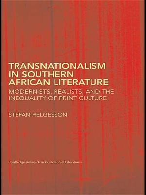 Cover of Transnationalism in Southern African Literature