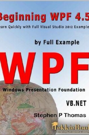 Cover of Beginning WPF 4.5 by Full Example VB.Net