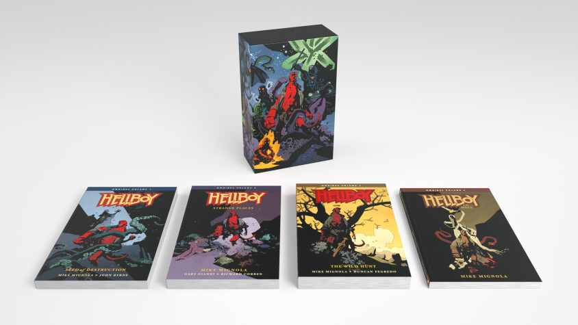 Book cover for Hellboy Omnibus Boxed Set