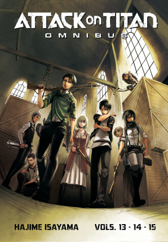 Book cover for Attack on Titan Omnibus 5 (Vol. 13-15)