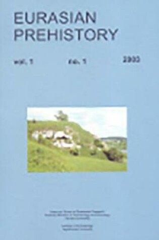 Cover of Eurasian Prehistory 1