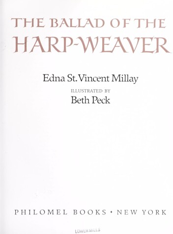 Book cover for The Ballad of the Harp-Weaver